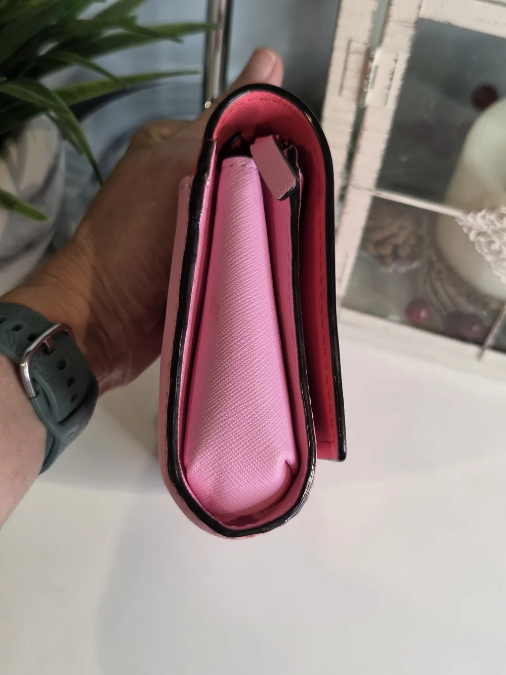 Kate Spade Pink Bi-Color Clutch